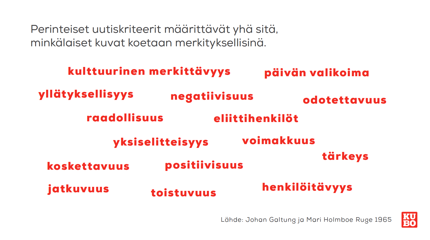 uutiskriteerit